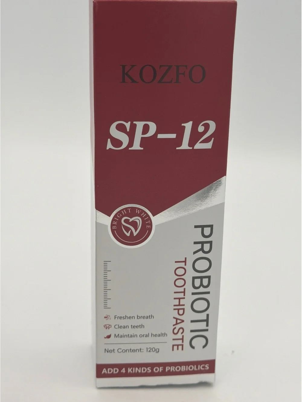 KOZFO SP-12 Probiotic Toothpaste 120g and 50g
